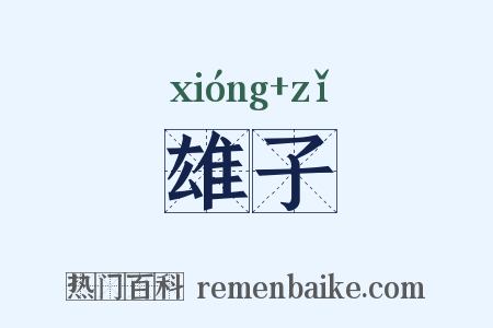 雄子是什么意思的图片